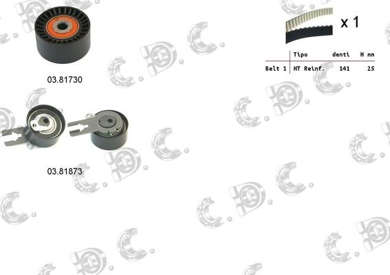 Autokit 04.5359 - Kit cinghie dentate www.autoricambi360.it