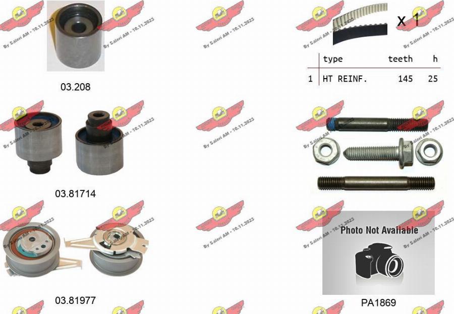 Autokit 04.5355PA3 - Pompa acqua + Kit cinghie dentate www.autoricambi360.it