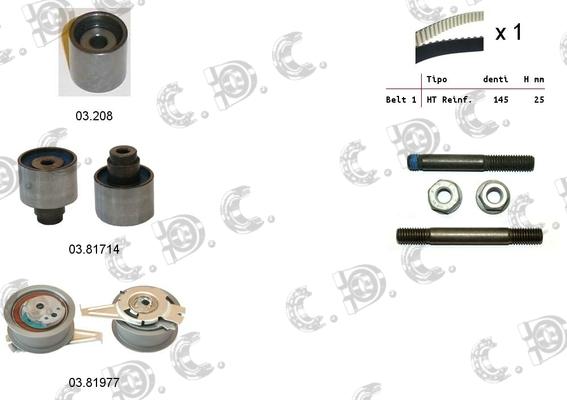 Autokit 04.5355 - Kit cinghie dentate www.autoricambi360.it