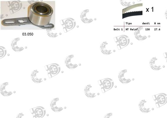 Autokit 04.5350 - Kit cinghie dentate www.autoricambi360.it