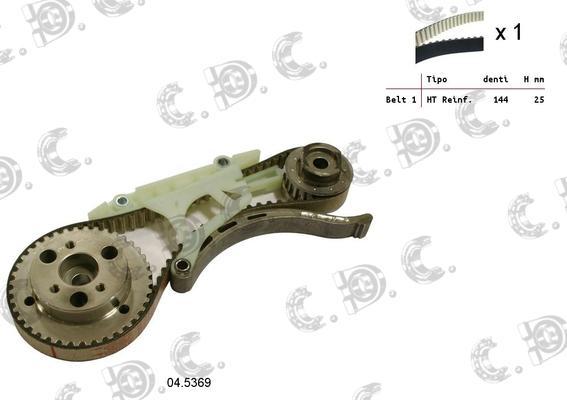 Autokit 04.5369 - Kit cinghie dentate www.autoricambi360.it