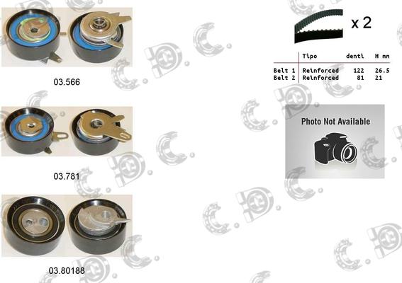 Autokit 04.5364 - Kit cinghie dentate www.autoricambi360.it