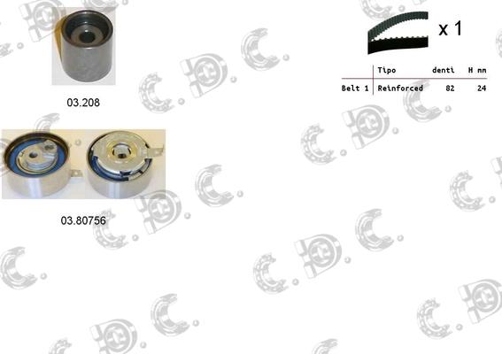 Autokit 04.5366 - Kit cinghie dentate www.autoricambi360.it
