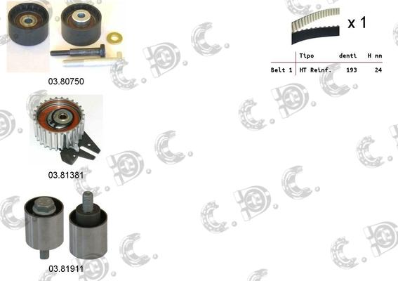 Autokit 04.5368 - Kit cinghie dentate www.autoricambi360.it