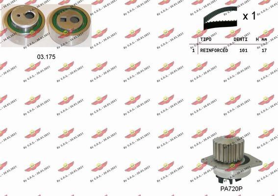 Autokit 04.5309PA - Pompa acqua + Kit cinghie dentate www.autoricambi360.it