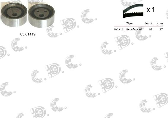Autokit 04.5304 - Kit cinghie dentate www.autoricambi360.it