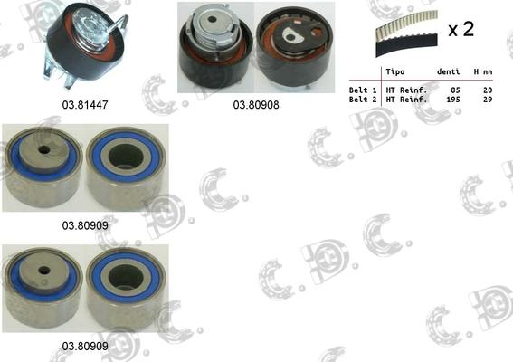 Autokit 04.5301 - Kit cinghie dentate www.autoricambi360.it