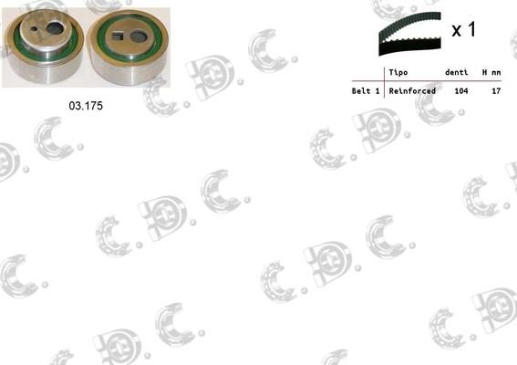 Autokit 04.5308 - Kit cinghie dentate www.autoricambi360.it