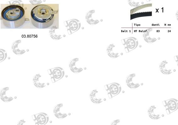 Autokit 04.5303 - Kit cinghie dentate www.autoricambi360.it