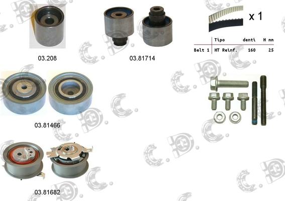 Autokit 04.5314 - Kit cinghie dentate www.autoricambi360.it