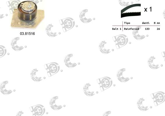 Autokit 04.5315 - Kit cinghie dentate www.autoricambi360.it