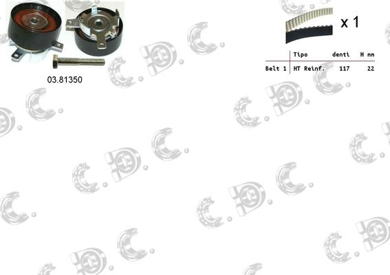 Autokit 04.5316 - Kit cinghie dentate www.autoricambi360.it