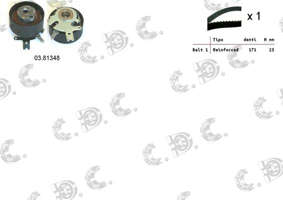 Autokit 04.5318 - Kit cinghie dentate www.autoricambi360.it