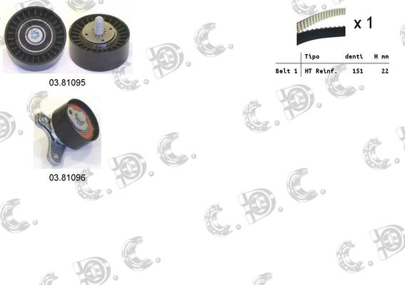 Autokit 04.5317 - Kit cinghie dentate www.autoricambi360.it