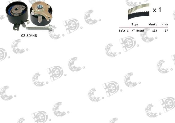 Autokit 04.5334 - Kit cinghie dentate www.autoricambi360.it