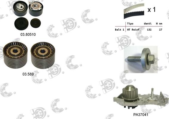 Autokit 04.5336PA - Kit cinghie dentate www.autoricambi360.it
