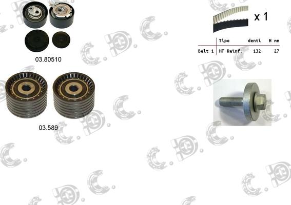 Autokit 04.5336 - Kit cinghie dentate www.autoricambi360.it