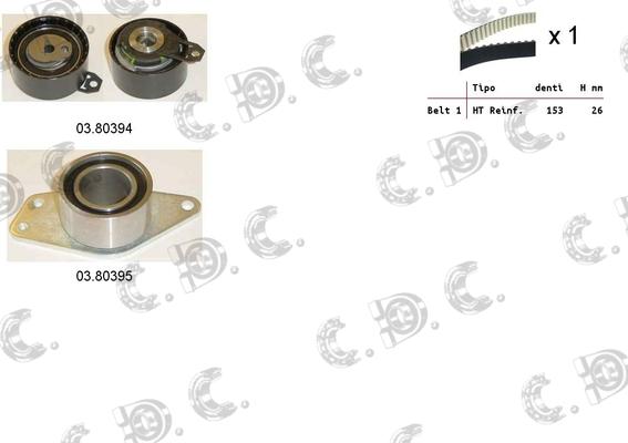 Autokit 04.5326 - Kit cinghie dentate www.autoricambi360.it
