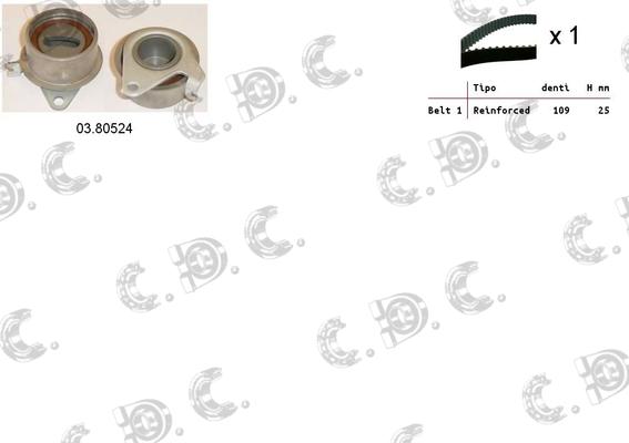 Autokit 04.5320 - Kit cinghie dentate www.autoricambi360.it