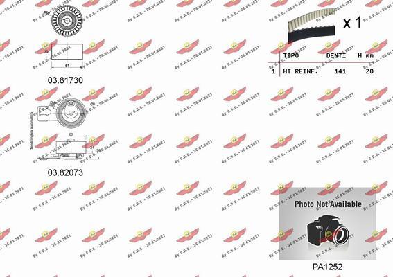 Autokit 04.5374PA - Kit cinghie dentate www.autoricambi360.it