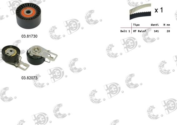 Autokit 04.5374 - Kit cinghie dentate www.autoricambi360.it