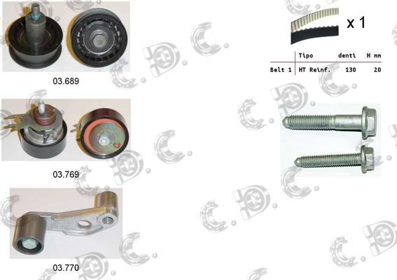 Autokit 04.5375 - Kit cinghie dentate www.autoricambi360.it