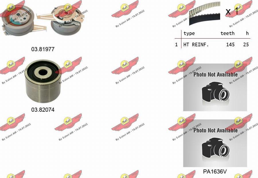 Autokit 04.5370PA2 - Pompa acqua + Kit cinghie dentate www.autoricambi360.it