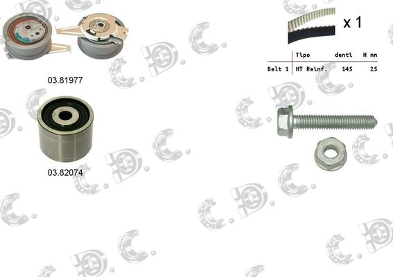 Autokit 04.5370 - Kit cinghie dentate www.autoricambi360.it