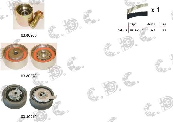 Autokit 04.5291 - Kit cinghie dentate www.autoricambi360.it