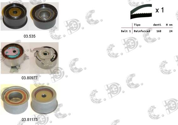 Autokit 04.5297 - Kit cinghie dentate www.autoricambi360.it