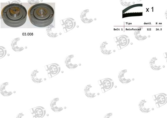 Autokit 04.5245 - Kit cinghie dentate www.autoricambi360.it