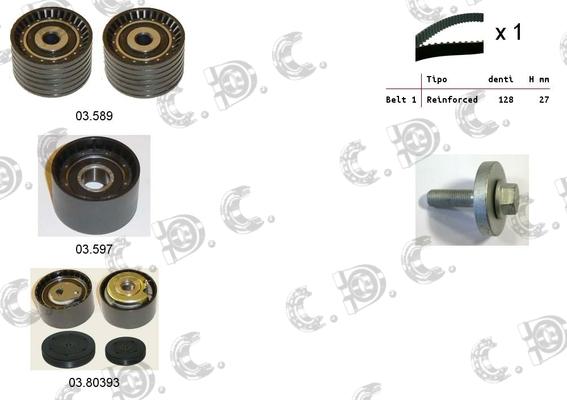 Autokit 04.5241 - Kit cinghie dentate www.autoricambi360.it