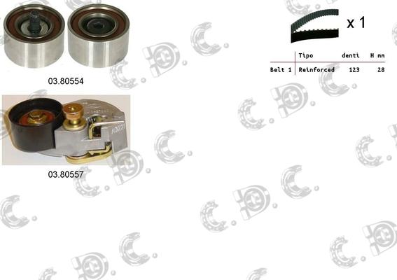 Autokit 04.5259 - Kit cinghie dentate www.autoricambi360.it