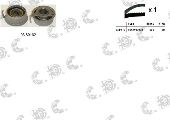 Autokit 04.5250 - Kit cinghie dentate www.autoricambi360.it