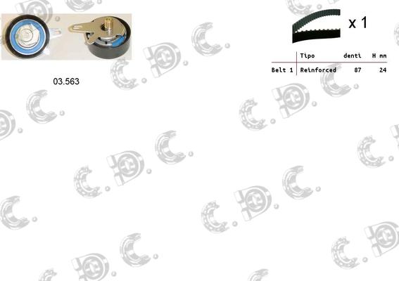 Autokit 04.5265 - Kit cinghie dentate www.autoricambi360.it