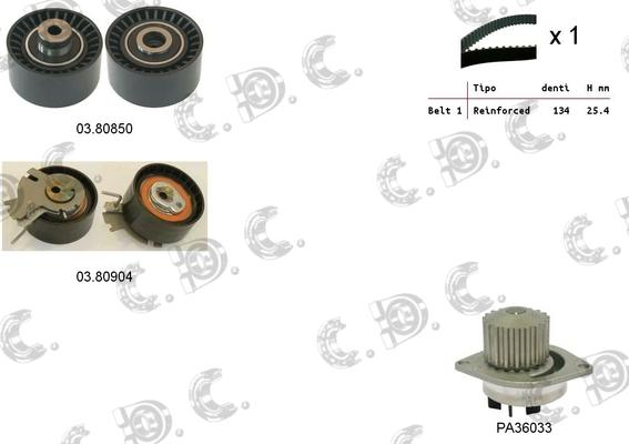 Autokit 04.5268PA - Kit cinghie dentate www.autoricambi360.it