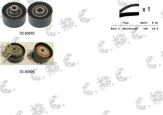 Autokit 04.5268 - Kit cinghie dentate www.autoricambi360.it