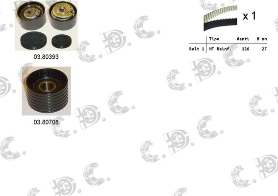 Autokit 04.5262 - Kit cinghie dentate www.autoricambi360.it