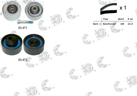 Autokit 04.5218 - Kit cinghie dentate www.autoricambi360.it