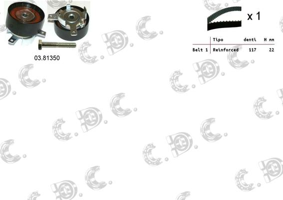 Autokit 04.5284 - Kit cinghie dentate www.autoricambi360.it