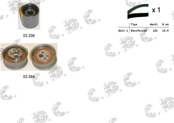 Autokit 04.5239 - Kit cinghie dentate www.autoricambi360.it