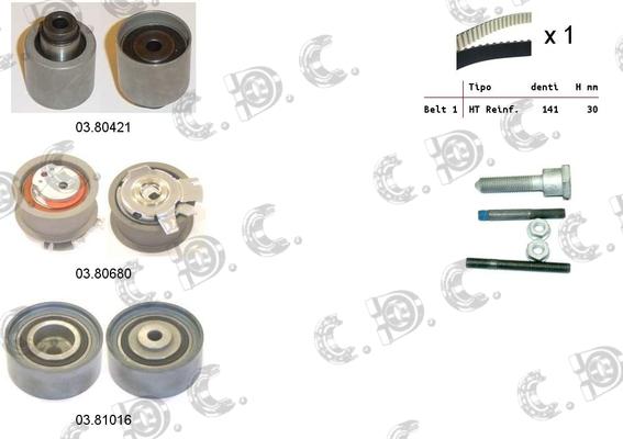 Autokit 04.5279 - Kit cinghie dentate www.autoricambi360.it