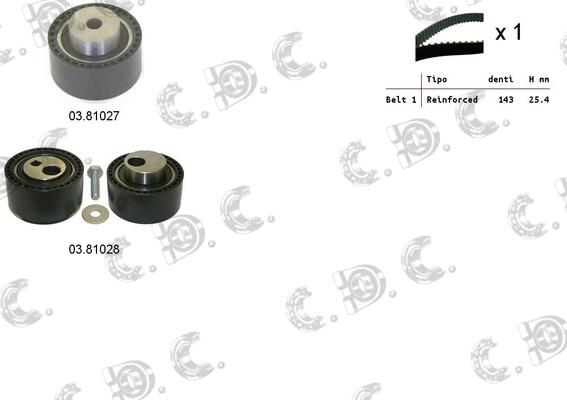 Autokit 04.5275 - Kit cinghie dentate www.autoricambi360.it