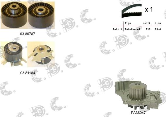 Autokit 04.5276PA2 - Kit cinghie dentate www.autoricambi360.it
