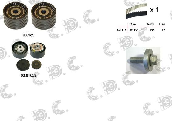 Autokit 04.5278 - Kit cinghie dentate www.autoricambi360.it