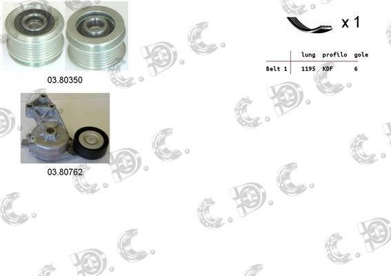 Autokit 06.0045 - Kit Cinghie Poly-V www.autoricambi360.it