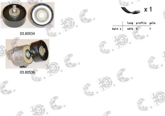 Autokit 06.0053 - Kit Cinghie Poly-V www.autoricambi360.it
