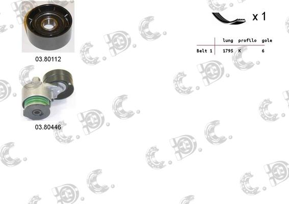 Autokit 06.0052 - Kit Cinghie Poly-V www.autoricambi360.it