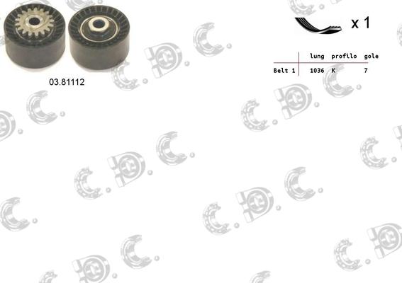 Autokit 06.0009 - Kit Cinghie Poly-V www.autoricambi360.it