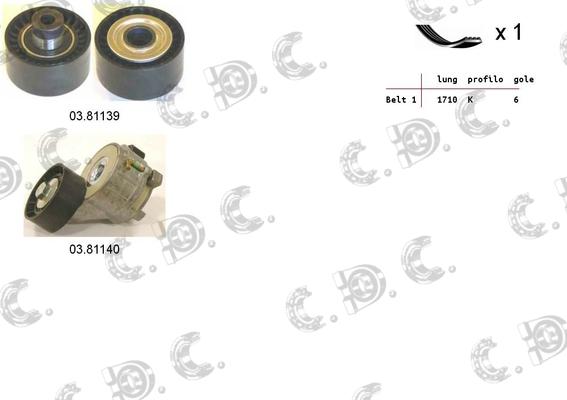 Autokit 06.0004 - Kit Cinghie Poly-V www.autoricambi360.it